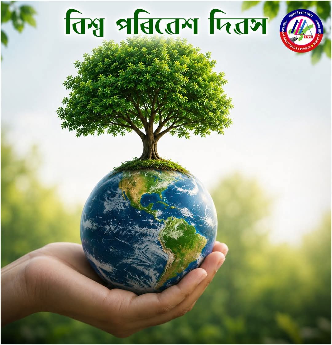 বিশ্ব পৰিৱেশ দিৱসৰ আন্তৰিক শুভেচ্ছা জনালোঁ।  প্ৰকৃতি আমাৰ জীৱনৰ আধাৰ। ...